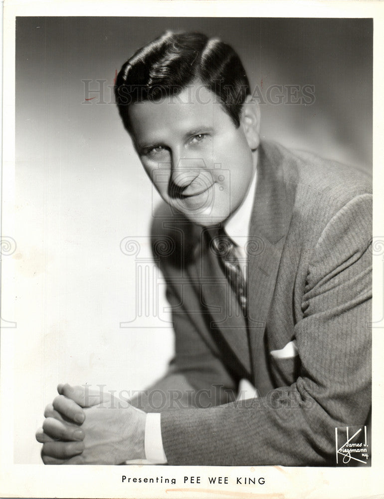 1963 Press Photo Pee Wee King American songwriter. - Historic Images