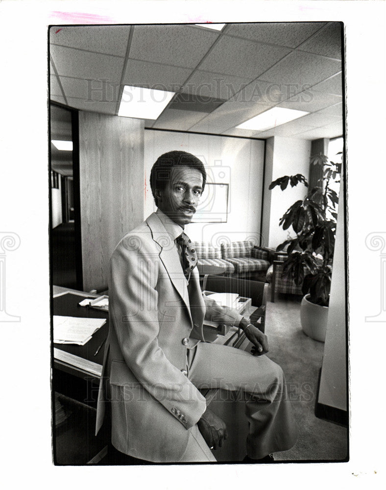 1982 Press Photo Oscar King III Corporate - Historic Images