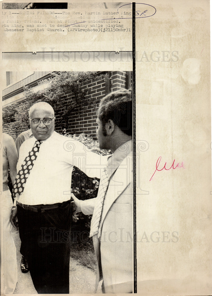 1968 Press Photo Martin Luther King clergyman activist - Historic Images