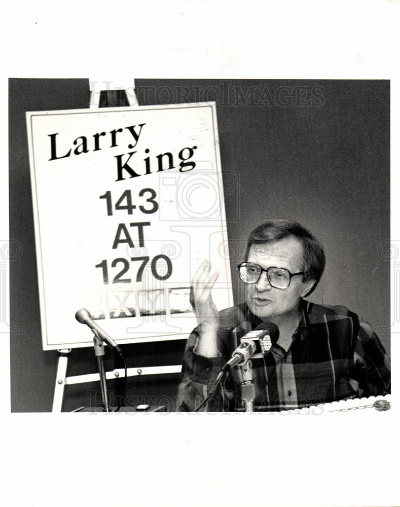 1997 Press Photo Larry King - Historic Images