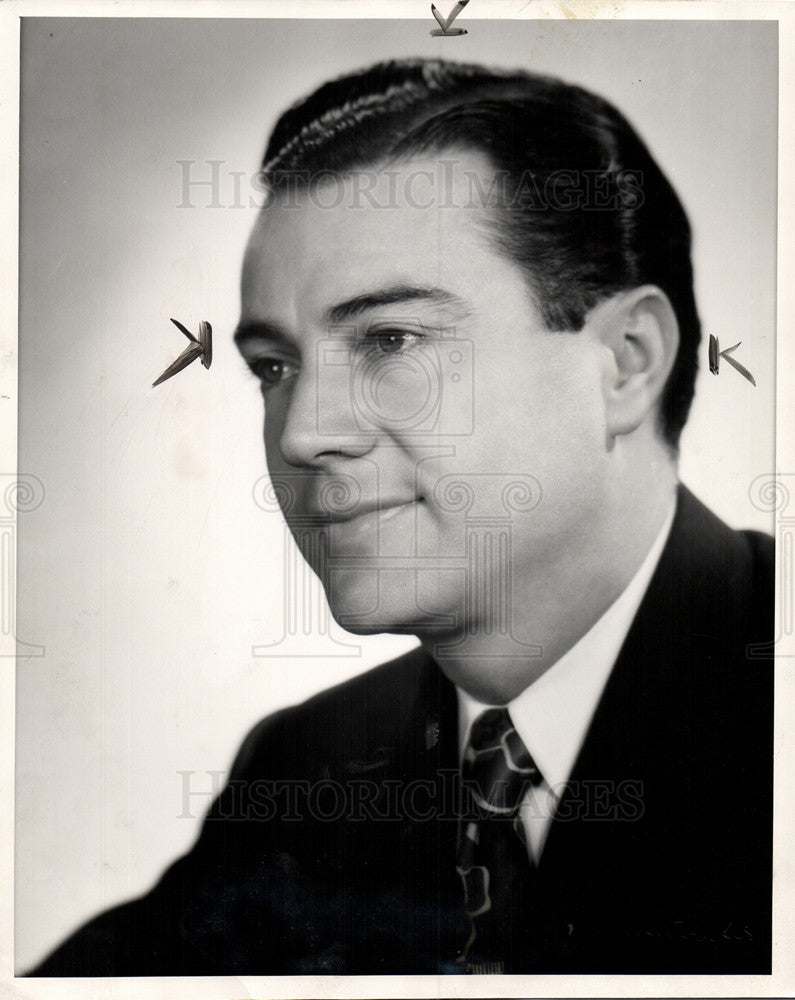 Press Photo Johnny King Irish Tenor Bowery Music - Historic Images