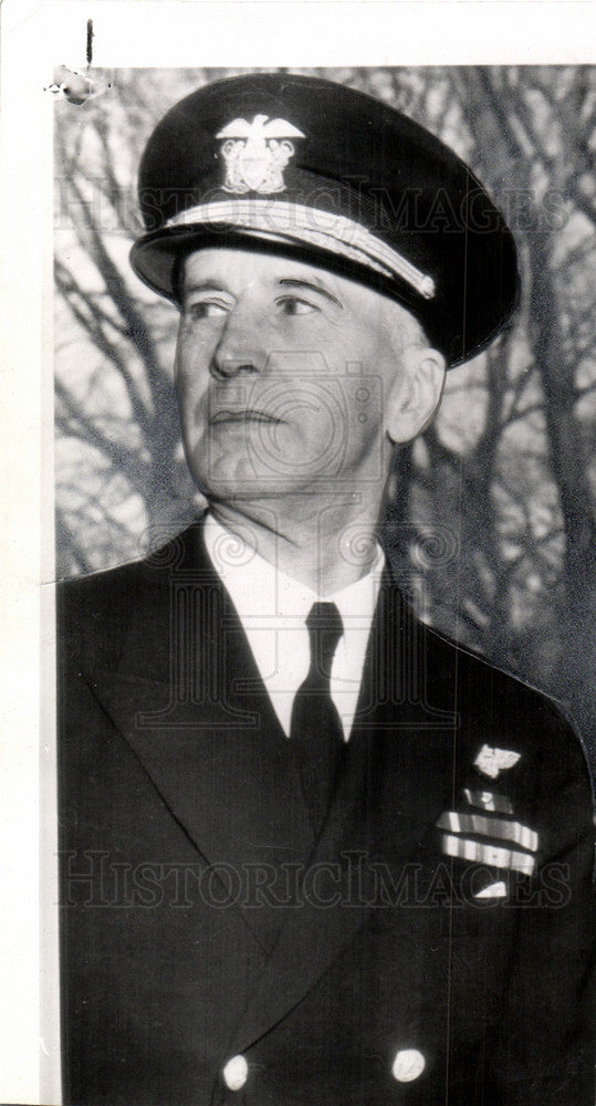 1942 Press Photo A.P.W. Ernest J King U.S.N. Admiral - Historic Images