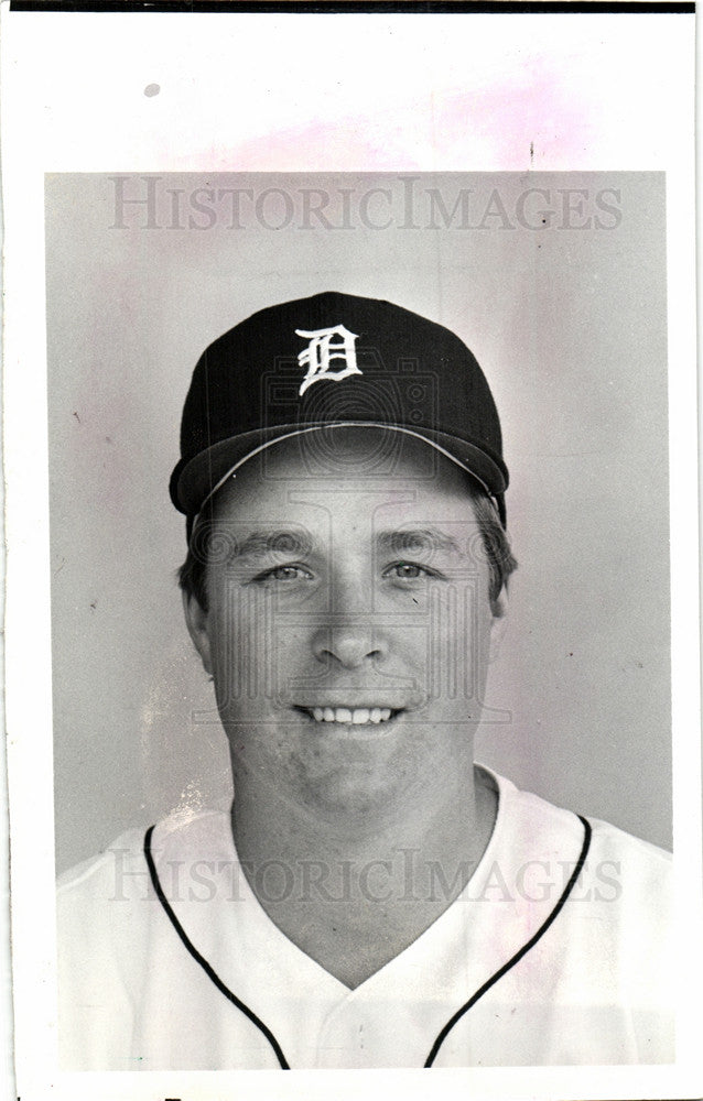 1986 Press Photo Eric King baseball player - Historic Images