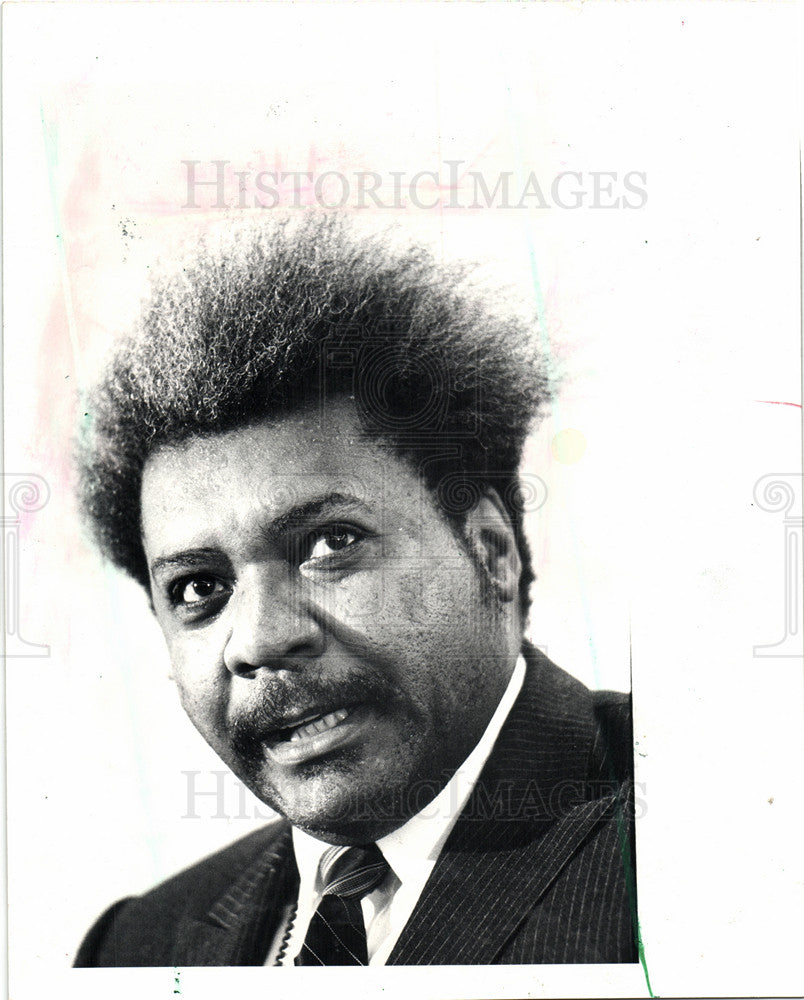1981 Press Photo Don King Boxing Promoter - Historic Images