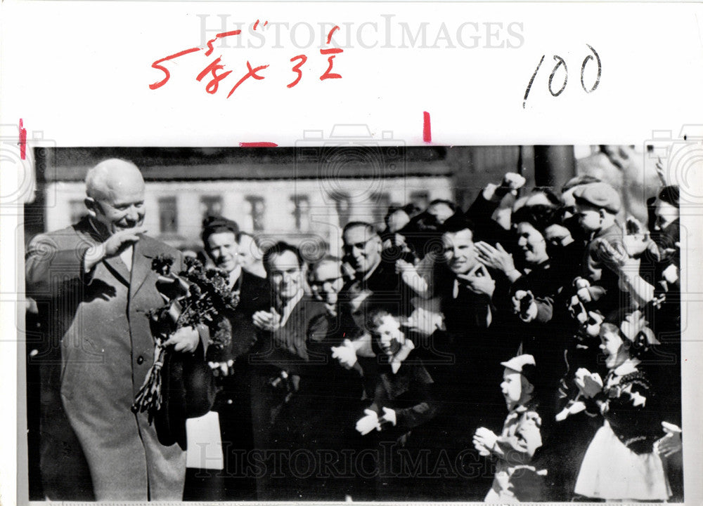 1964 Press Photo Nikita Sergeyevich Khrushchev Secretar - Historic Images