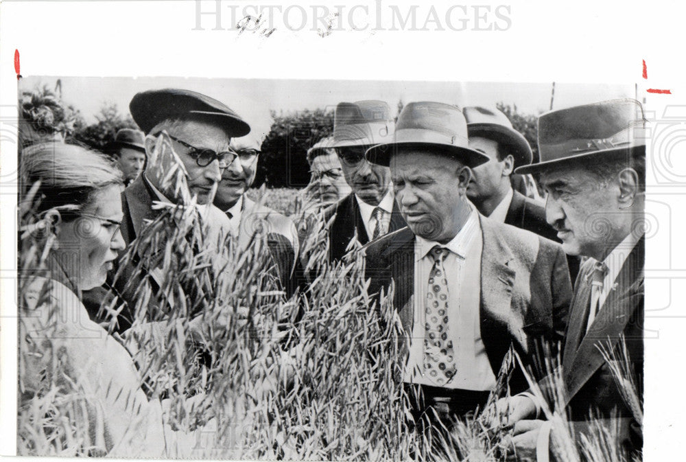 1962 Press Photo Nikita Khrushchev First Secretary. - Historic Images