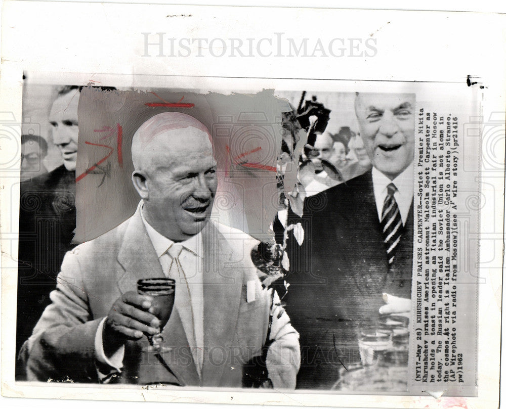 1964 Press Photo Nikita Khrushchev Soviet Union - Historic Images