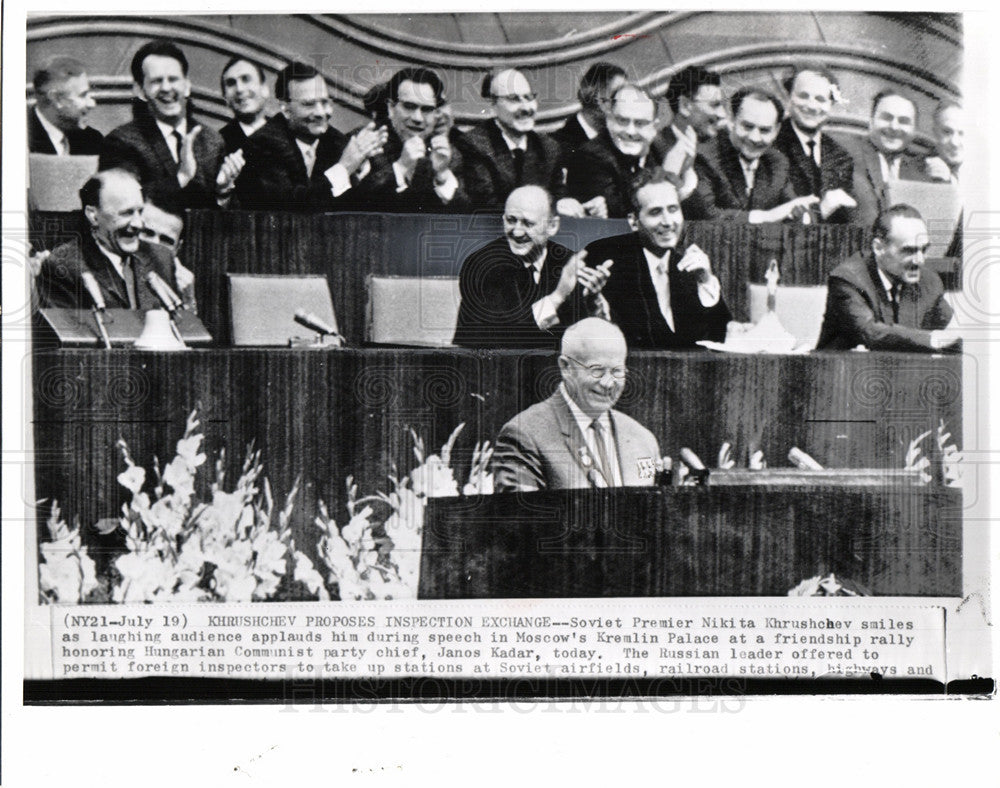 1963 Press Photo Nikita Khrushchev july moscow - Historic Images