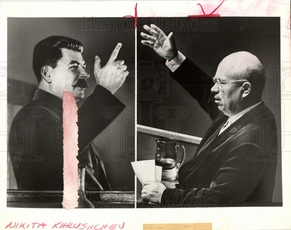 1963 Press Photo Nikita Khrushchev Secretary Soviet - Historic Images