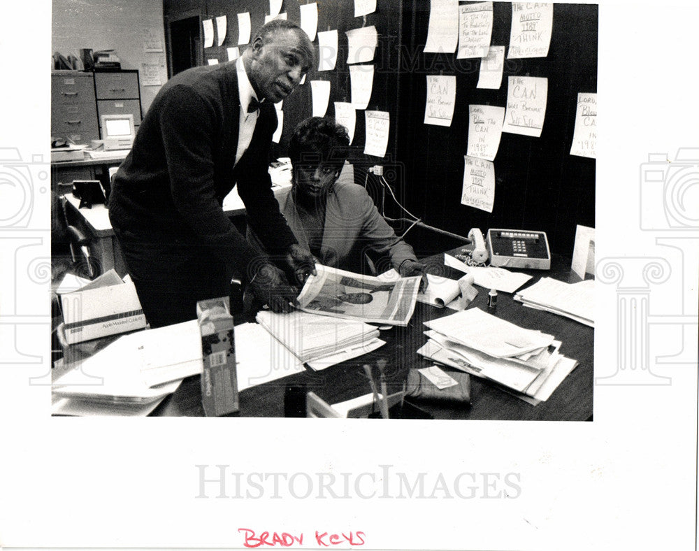 1989 Press Photo Brady Keys - Historic Images