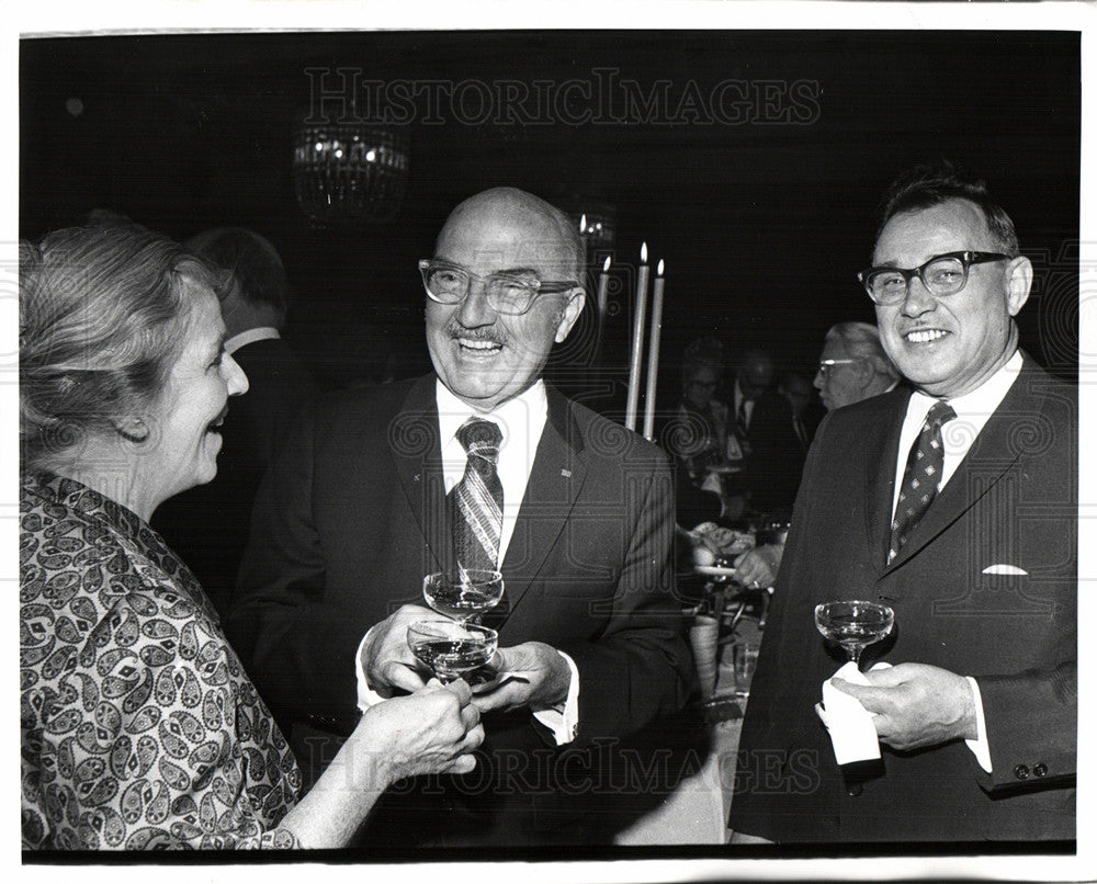 1971 Press Photo Kurt R Keydel William Bessel - Historic Images