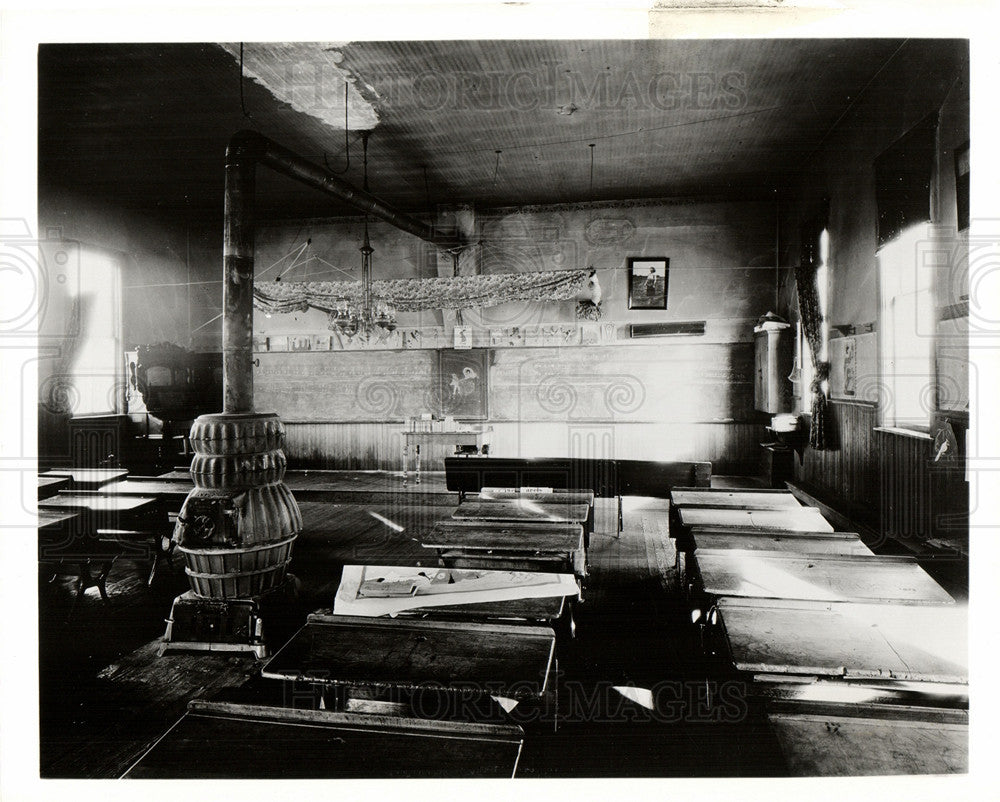 Press Photo Kettering classroom Bunker Hill - Historic Images