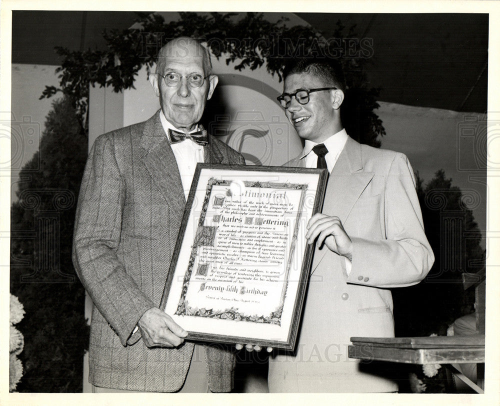 Press Photo Charles F Kettering - Historic Images