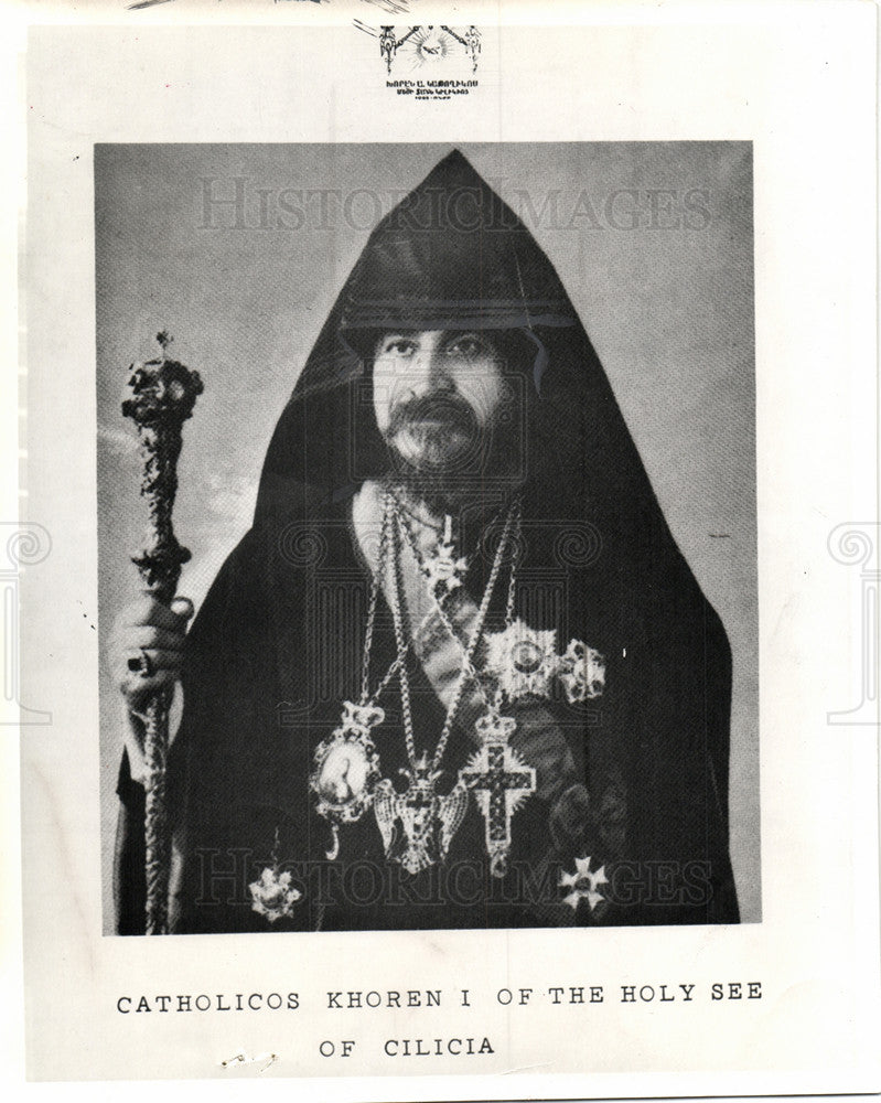 1969 Press Photo Khoren I Catholic Holy See - Historic Images