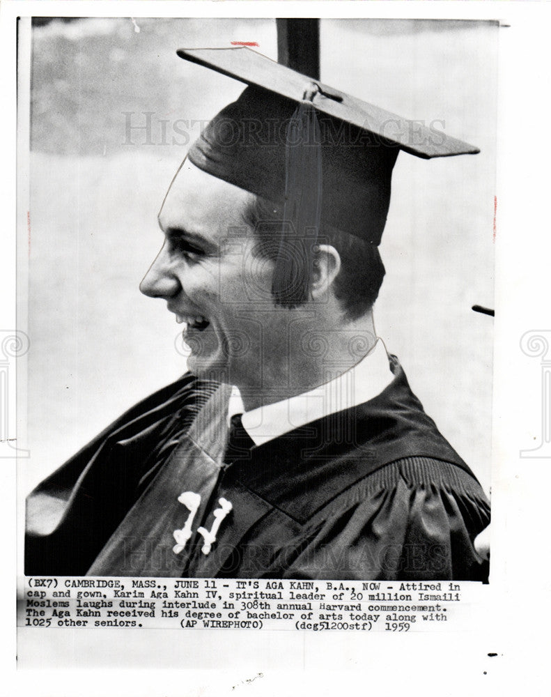 1959 Press Photo Karim Aga Kahn IV - Historic Images