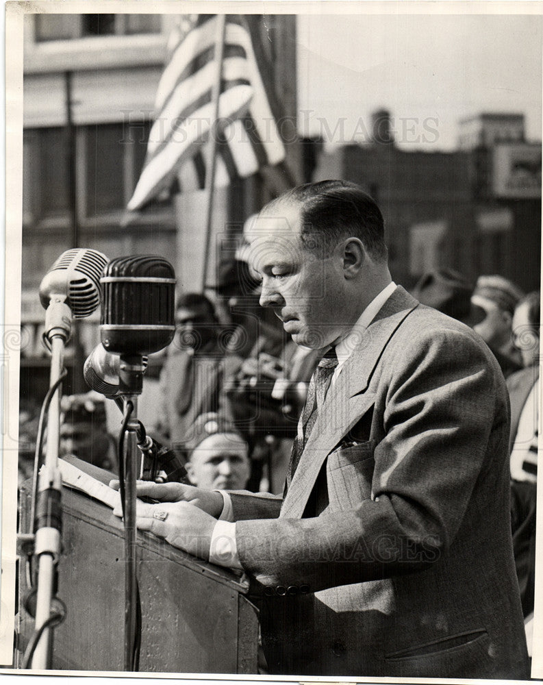 1947 Press Photo Robert Keys President Foremen Assoc - Historic Images