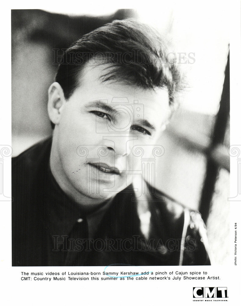 1985 Press Photo Sammy Kershaw Musician - Historic Images