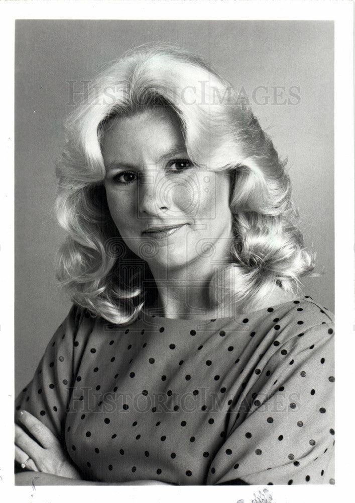 1985 Press Photo Kelley Kerrigan, reporter channel 2 - Historic Images