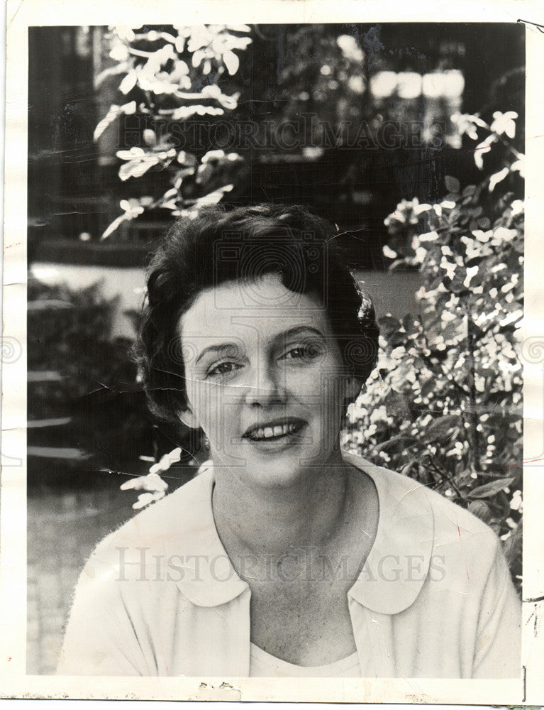 1961 Press Photo Jean Kerr Author Playwright - Historic Images