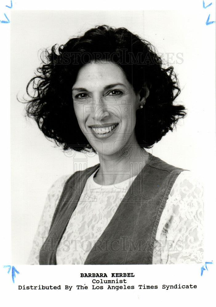 1995 Press Photo Barbara Kerbel columnist - Historic Images