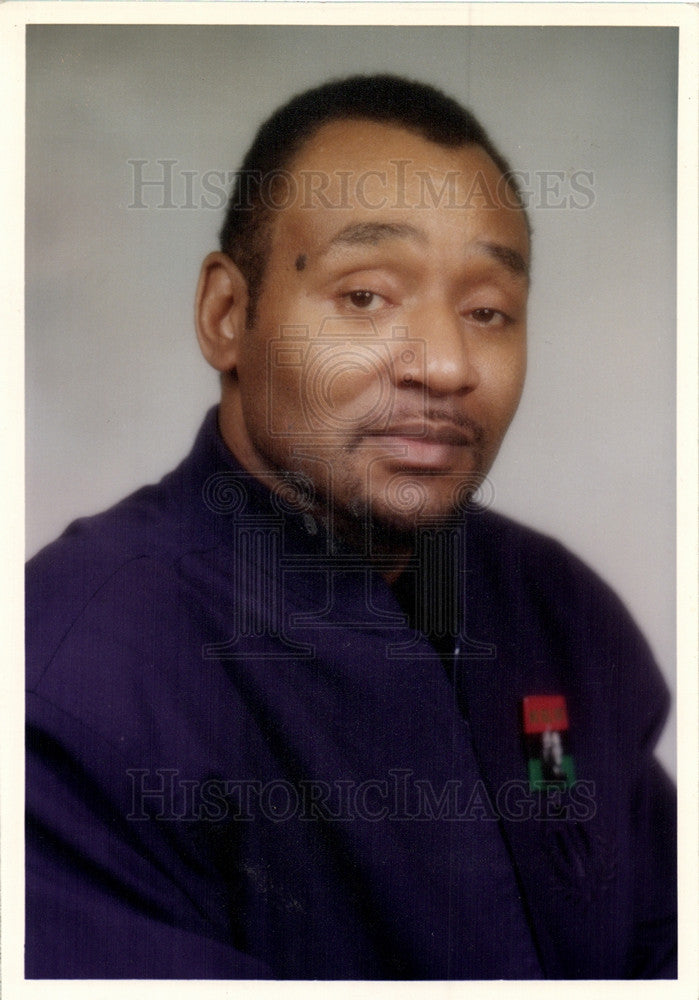 Press Photo Kwame Kenyatta Detroit School Board - Historic Images