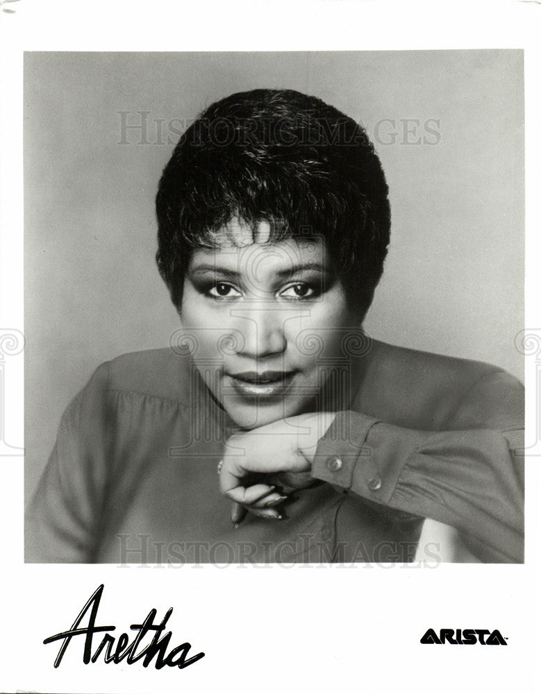 Press Photo Aretha singer songwriter pianist Vocal - Historic Images