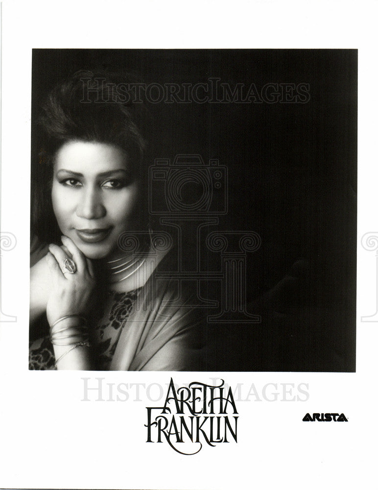 Press Photo Aretha Franklin singer songwriter - Historic Images