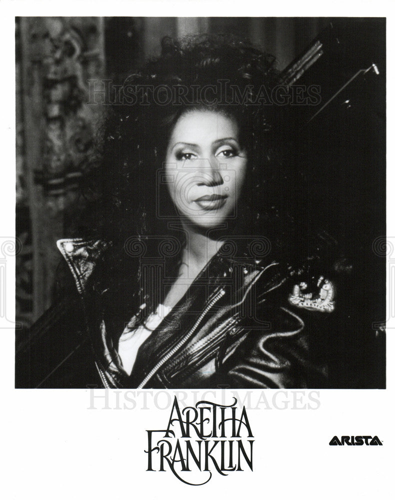 1995 Press Photo Aretha Franklin singer songwriter soul - Historic Images