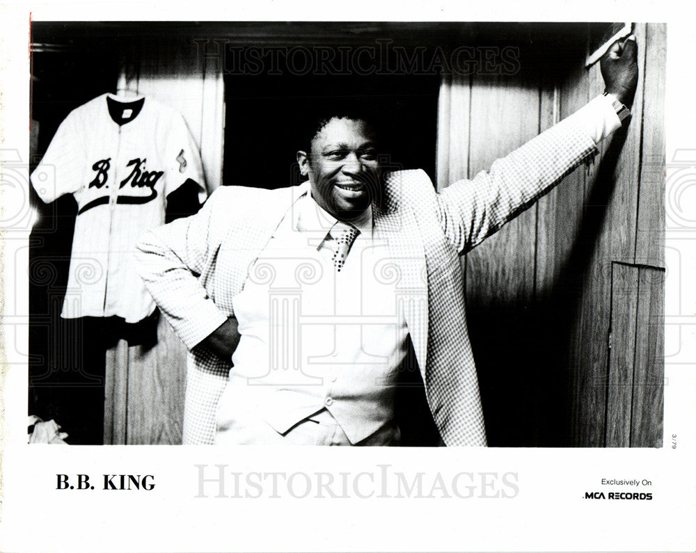 1982 Press Photo B.B. King - Historic Images