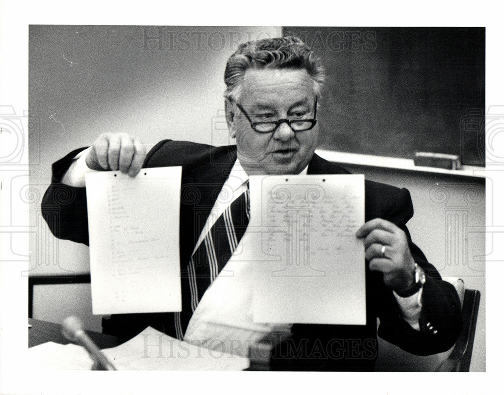 1982 Press Photo George Killeen commissioner - Historic Images