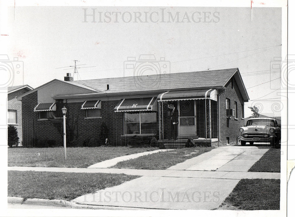 1958 Press Photo Herman Frank Kierdorf Madison Heights - Historic Images