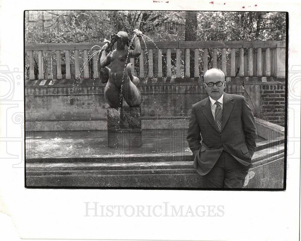 1971 Press Photo Arthur Kiendl Milles Cranbrook - Historic Images