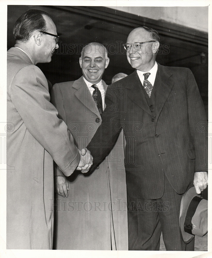 1952 Press Photo Charles Potter Chas H King Bob Loft - Historic Images