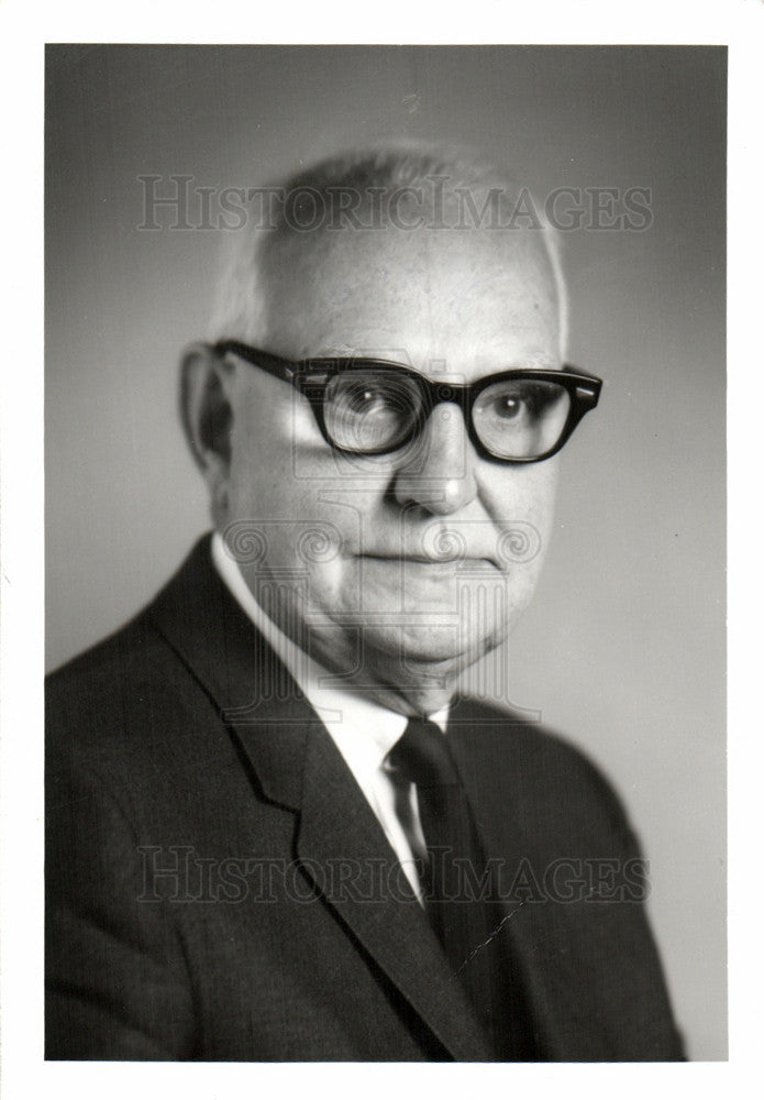 1972 Press Photo Charles King, Detroit College of Law - Historic Images