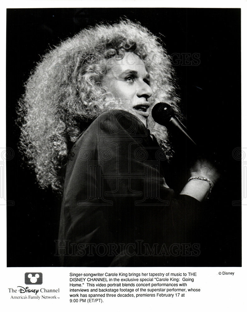 1994 Press Photo Carole King singer songwriter pianist - Historic Images