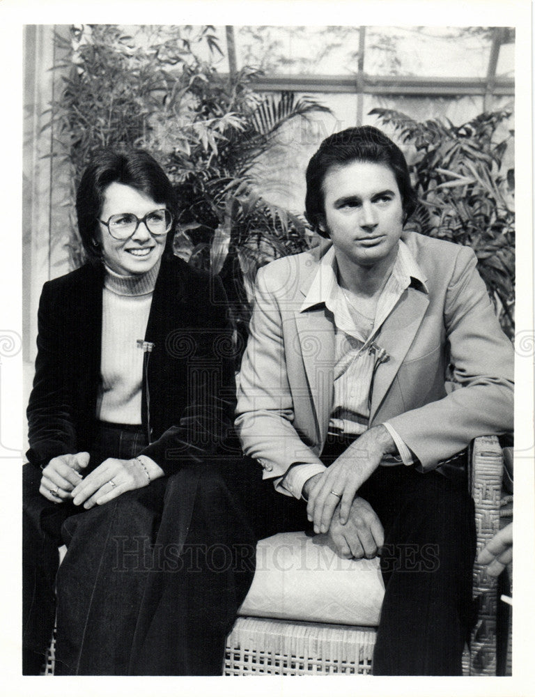 1979 Press Photo Billie Jean King Grand Slam Long beach - Historic Images
