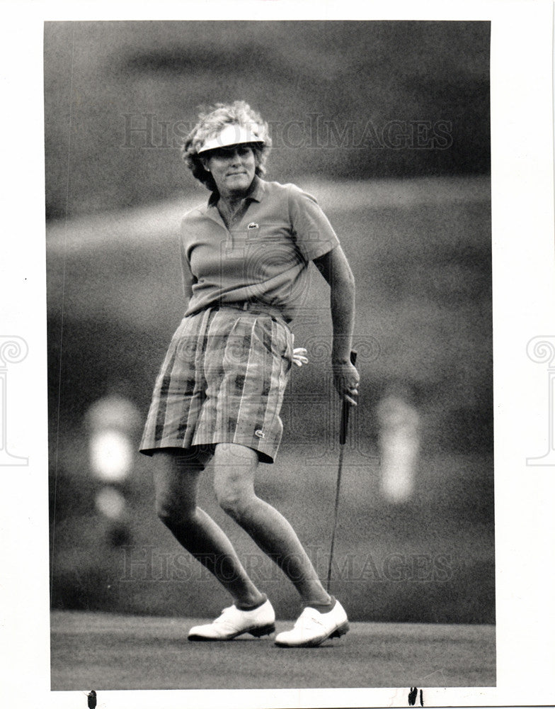 1989 Press Photo Betsy King American golfer Reading - Historic Images