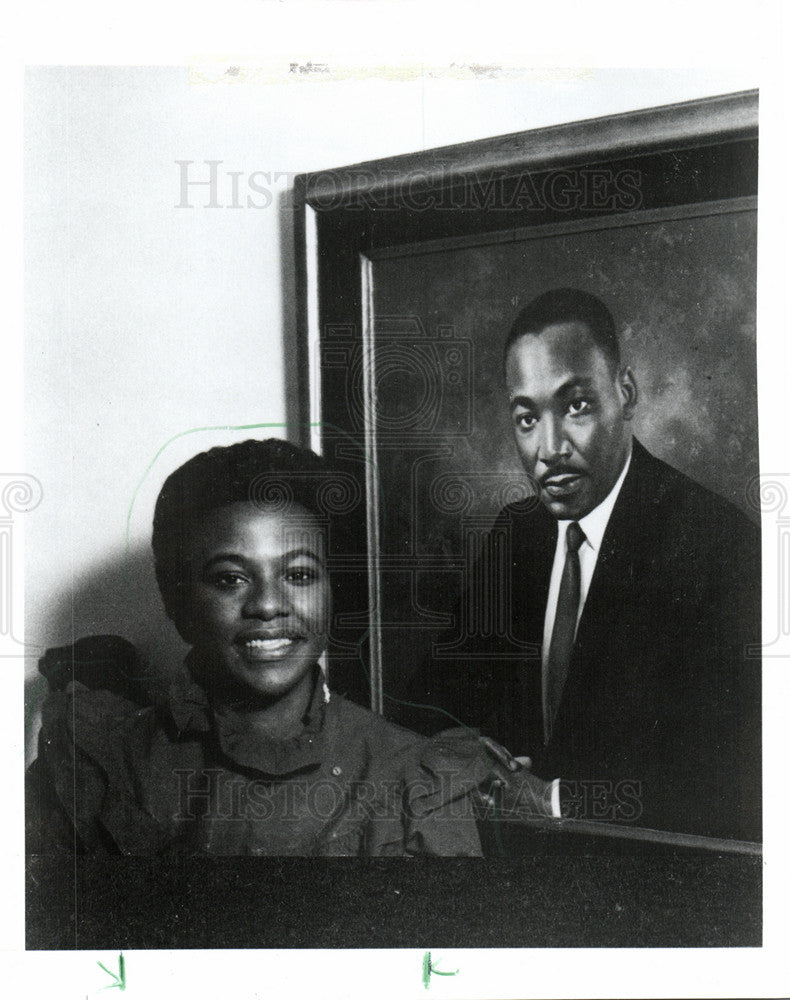 1988 Press Photo Bernice King President SCLC Atlanta - Historic Images