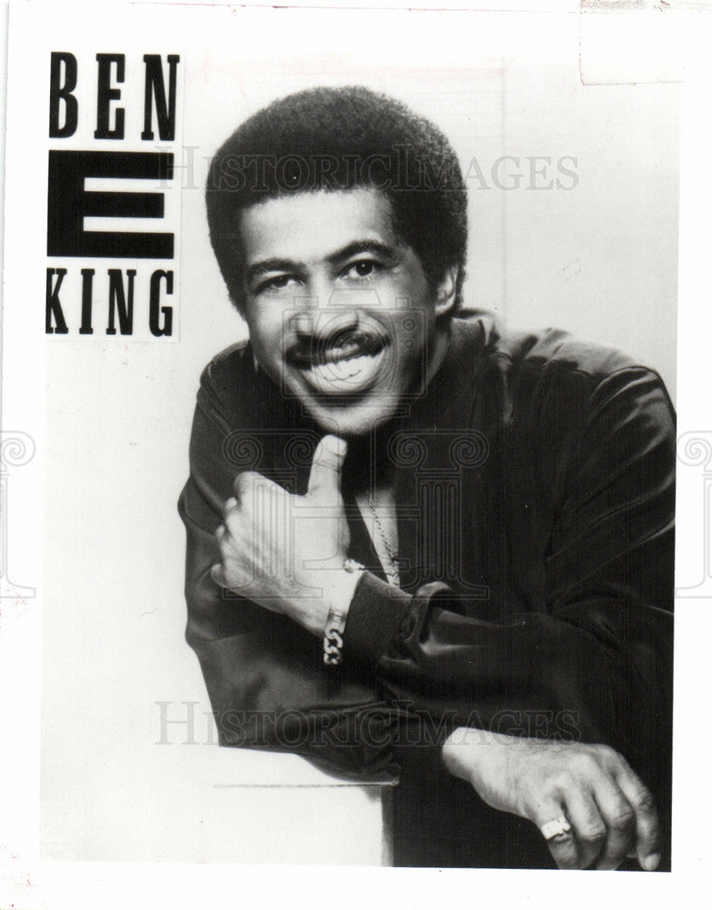 1989 Press Photo Ben E King - Historic Images