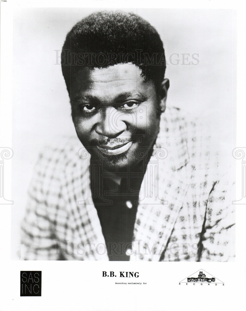 Press Photo B.B. King guitarist singer songwriter - Historic Images