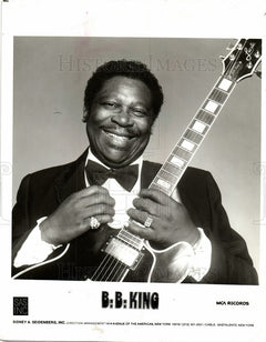 ビビキング ページ 1983 Press Photo Singer B.B.King - Historic Images