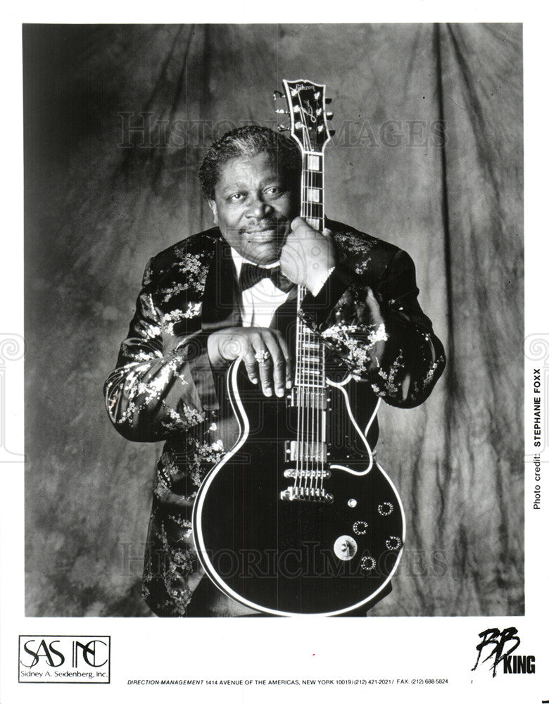 1993 Press Photo B.B. King Guitarist - Historic Images