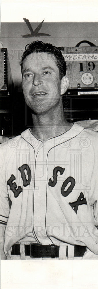 1949 Press Photo Ellis Kinder Boston Red Sox Sport USA - Historic Images
