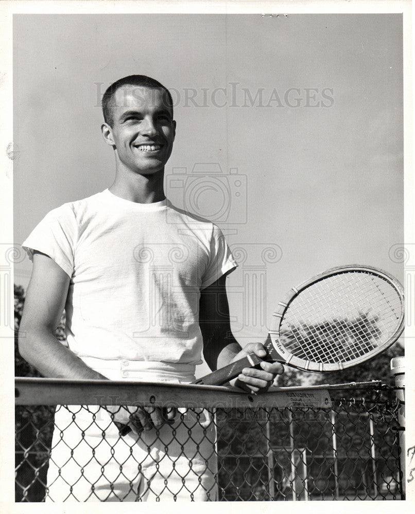 1960 Press Photo Keith kimball, tennis, - Historic Images