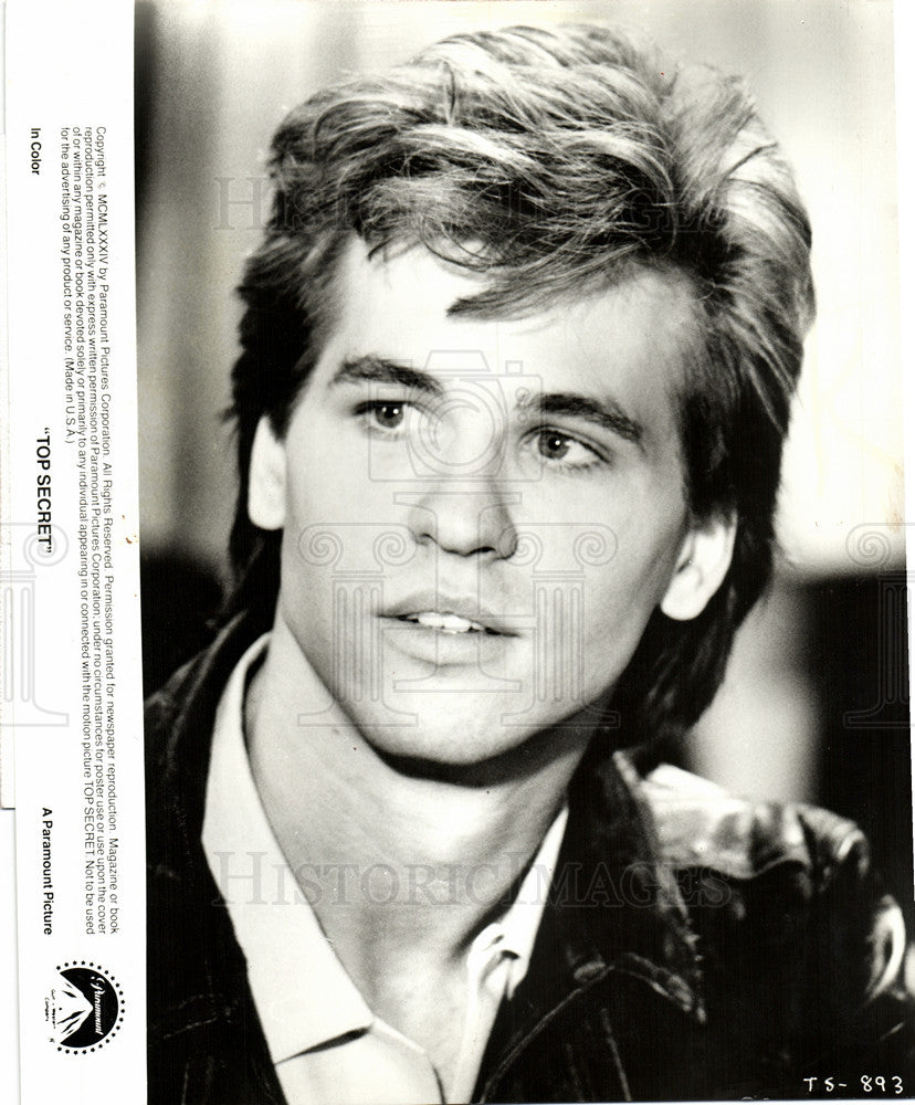 1984 Press Photo Val Kilmer American Actor - Historic Images