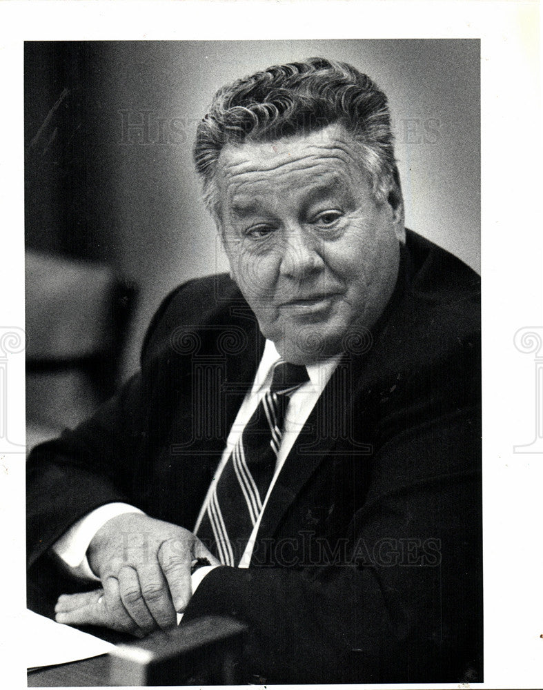 1987 Press Photo George Killeen Macomb Commissioner - Historic Images