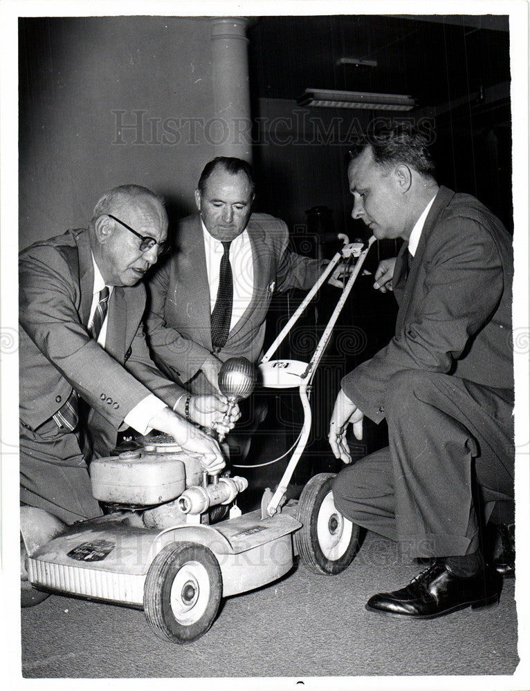 1958 Press Photo Herman Kierforf agent Teamsters Union - Historic Images