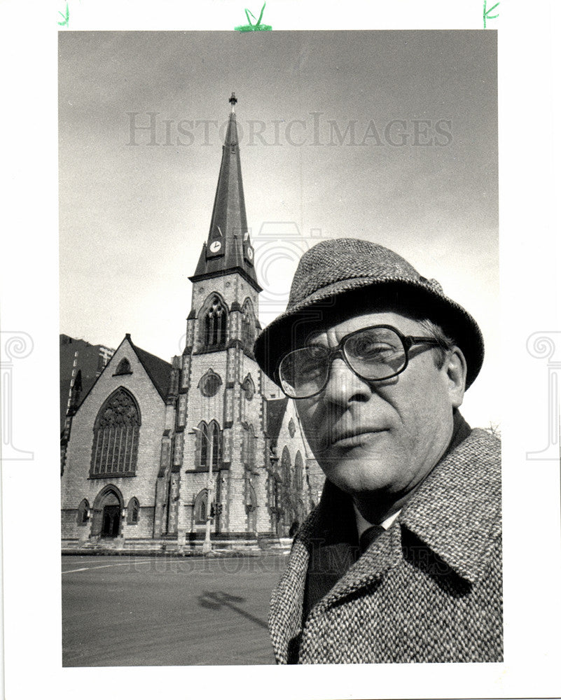 1987 Press Photo Rev David Kidd - Historic Images