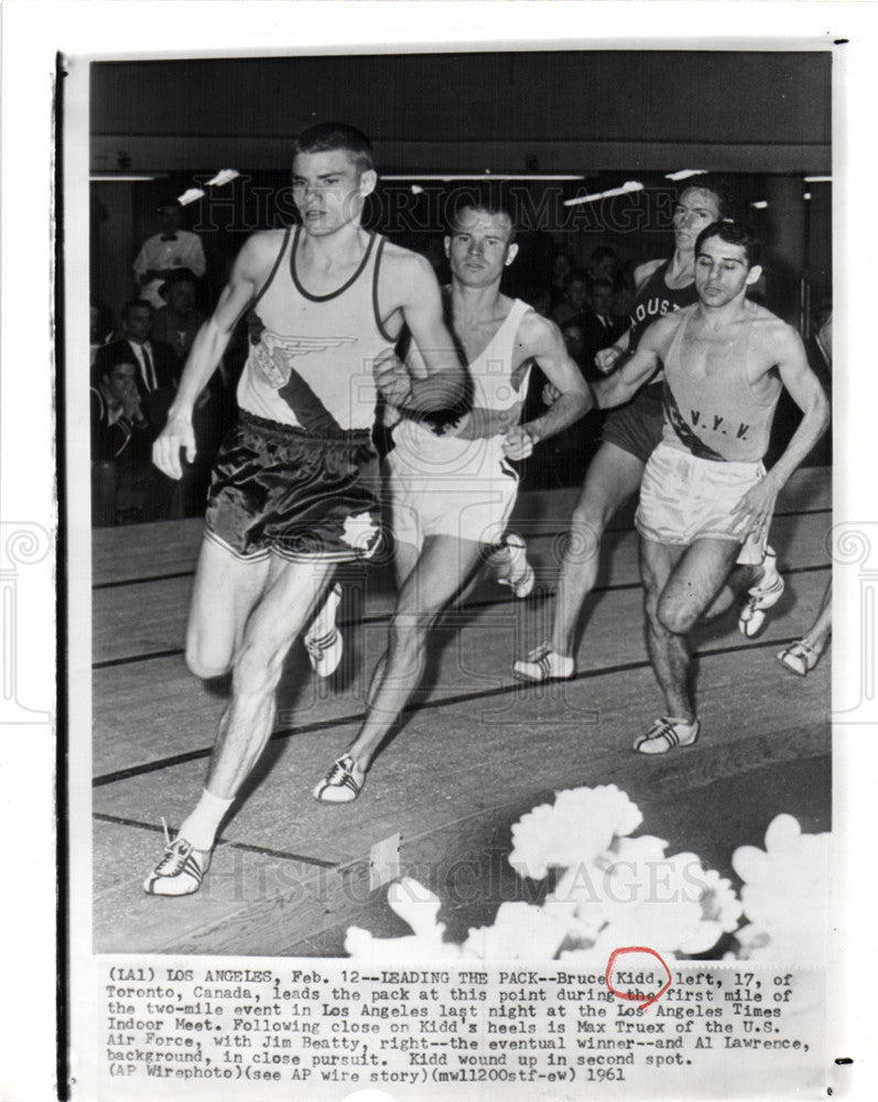 1961 Press Photo Bruce Kidd academic author athlete la - Historic Images