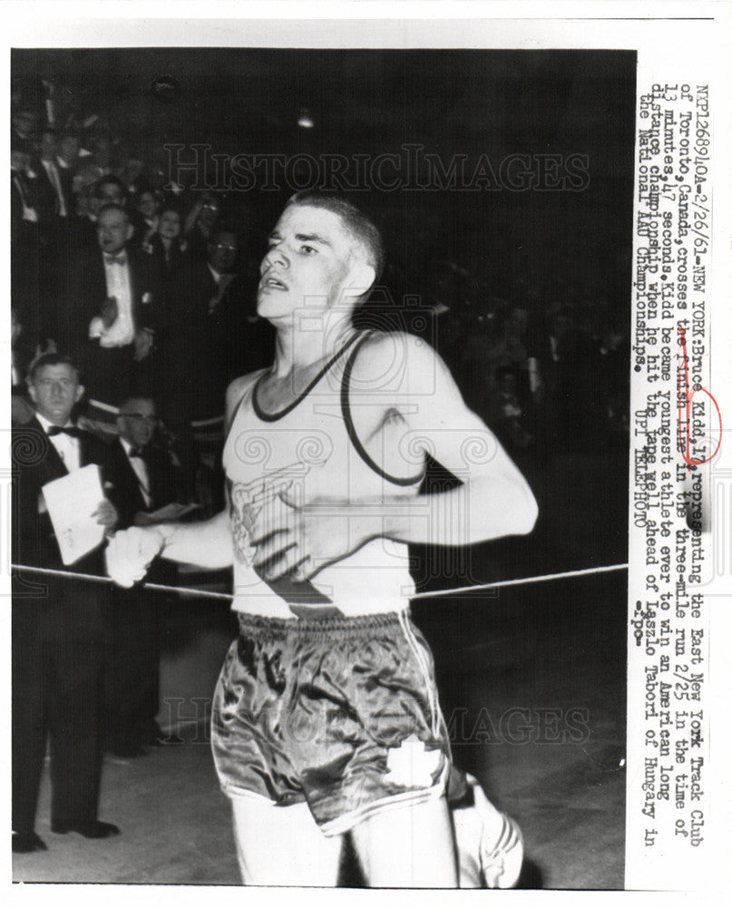 1961 Press Photo Bruce Kidd Canadian author athlete - Historic Images